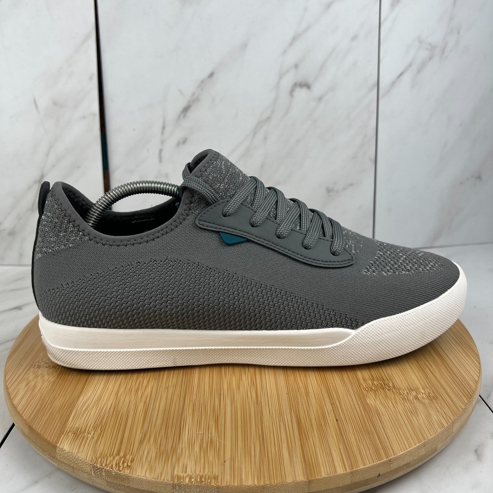 Vessi Weekend 1.5 Mens Size 12 Concrete Grey Waterproof Knit Sneakers Shoes